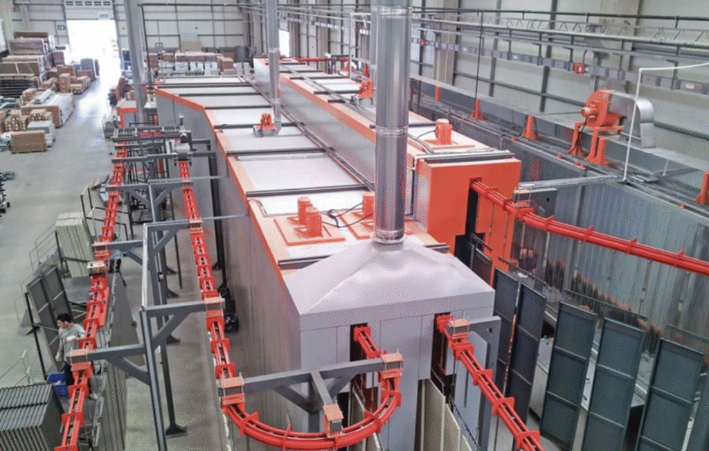 powder coating line